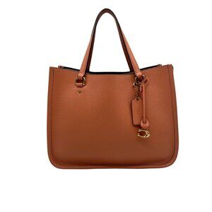 Coach Peach Leather Tyler Carryall 28 C3460